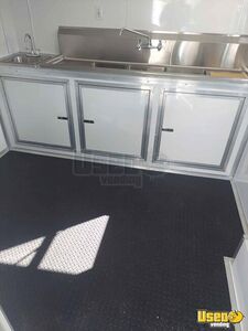 2025 8.5x14 Open Porch Bbq Barbecue Food Trailer Deep Freezer Maryland for Sale