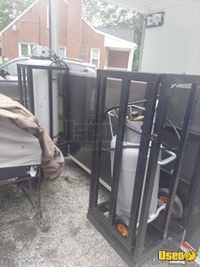 2025 8.5x14 Open Porch Bbq Barbecue Food Trailer Prep Station Cooler Maryland for Sale