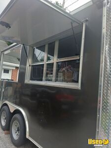 2025 8.5x14 Open Porch Bbq Barbecue Food Trailer Stainless Steel Wall Covers Maryland for Sale