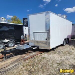 2025 8.5x16 V-nose Kitchen Food Trailer Air Conditioning Florida for Sale