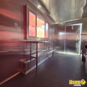 2025 8.5x16 V-nose Kitchen Food Trailer Concession Window Florida for Sale