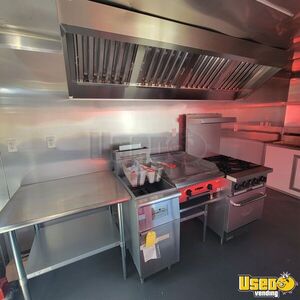 2025 8.5x16 V-nose Kitchen Food Trailer Stovetop Florida for Sale
