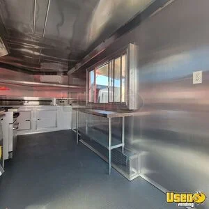 2025 8.5x16 V-nose New Build Food Trailer Cabinets Florida for Sale