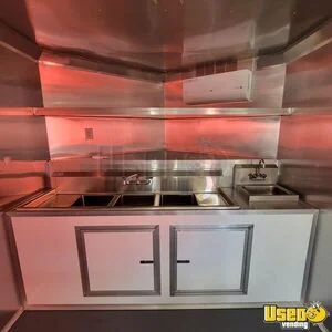 2025 8.5x16 V-nose New Build Food Trailer Oven Florida for Sale
