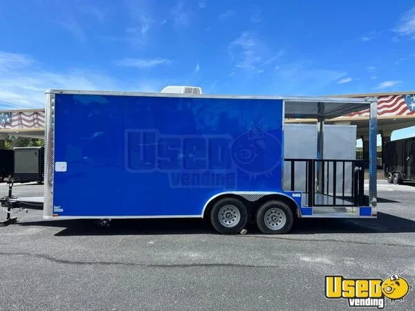 2025 8.5x20 Concession Trailer Barbecue Food Trailer Georgia for Sale