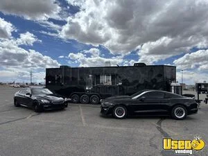 2025 8.5x32 Black W/bo Cust Conc-11401 8.5'x32' Black W/ Blackout Custom Concession Kitchen Food Trailer 36 Colorado for Sale