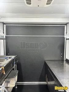 2025 8.5x32 Black W/bo Cust Conc-11401 8.5'x32' Black W/ Blackout Custom Concession Kitchen Food Trailer Exhaust Fan Colorado for Sale