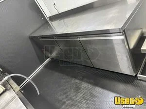 2025 8.5x32 Black W/bo Cust Conc-11401 8.5'x32' Black W/ Blackout Custom Concession Kitchen Food Trailer Fresh Water Tank Colorado for Sale