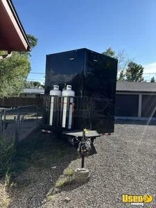 2025 8.5x32 Black W/bo Cust Conc-11401 8.5'x32' Black W/ Blackout Custom Concession Kitchen Food Trailer Insulated Walls Colorado for Sale
