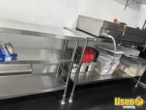 2025 8.5x32 Black W/bo Cust Conc-11401 8.5'x32' Black W/ Blackout Custom Concession Kitchen Food Trailer Pro Fire Suppression System Colorado for Sale