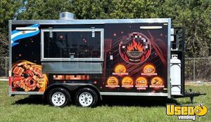 2025 8’x16’ Kitchen Food Trailer Air Conditioning Indiana for Sale
