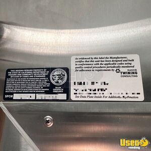 2025 8x18 Kitchen Food Trailer Diamond Plated Aluminum Flooring California for Sale