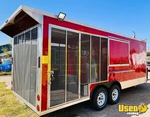2025 Barbecue Concession Trailer New Build Food Trailer Air Conditioning Texas for Sale