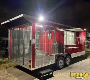 2025 Barbecue Concession Trailer New Build Food Trailer Cabinets Texas for Sale