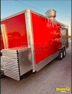 2025 Barbecue Concession Trailer New Build Food Trailer Exterior Lighting Texas for Sale