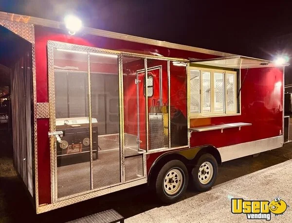 2025 Barbecue Concession Trailer New Build Food Trailer Texas for Sale