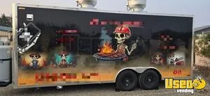 2025 Barbecue Food Trailer Barbecue Food Trailer Air Conditioning Idaho for Sale