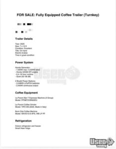 2025 Beverage - Coffee Trailer Microwave Virginia for Sale