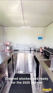 2025 Concession Trailer Concession Trailer Diamond Plated Aluminum Flooring Rhode Island for Sale
