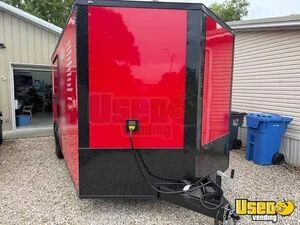 2025 Concession Trailer Concession Trailer Stainless Steel Wall Covers Kentucky for Sale