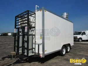 2025 Concession Trailer Kitchen Food Trailer Cabinets Ohio for Sale