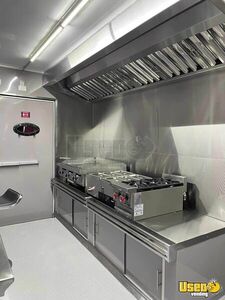 2025 Concession Trailer Kitchen Food Trailer Cabinets Texas for Sale