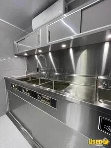 2025 Concession Trailer Kitchen Food Trailer Exterior Customer Counter Texas for Sale