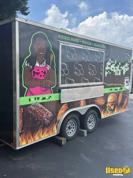 2025 Concession Trailer Kitchen Food Trailer North Carolina for Sale