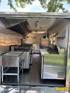 2025 Concession Trailer Kitchen Food Trailer Refrigerator Colorado for Sale