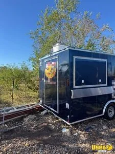 2025 Concession Trailer Kitchen Food Trailer Spare Tire Texas for Sale