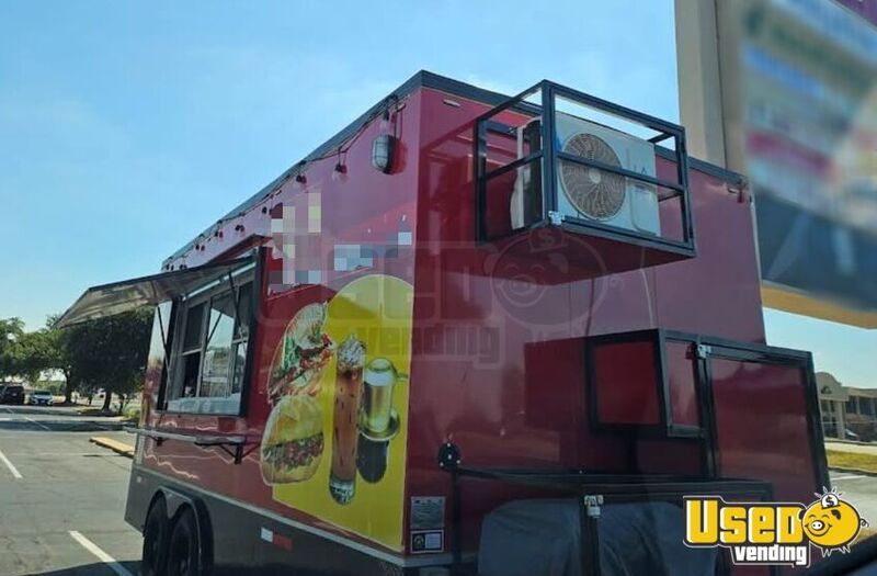 2025 Concession Trailer Kitchen Food Trailer Texas for Sale