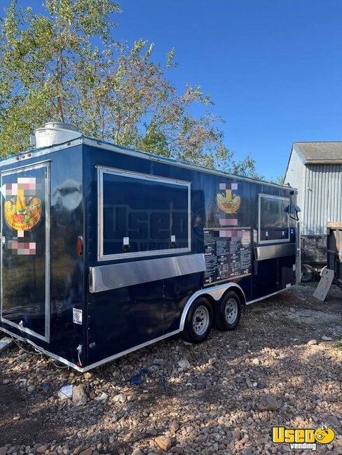2025 Concession Trailer Kitchen Food Trailer Texas for Sale