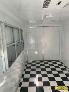 2025 Concession Trailer New Build Food Trailer Diamond Plated Aluminum Flooring Georgia for Sale