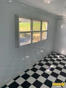 2025 Concession Trailer New Build Food Trailer Stainless Steel Wall Covers Georgia for Sale