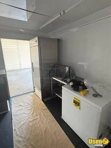 2025 Concession Trailer Stainless Steel Wall Covers Texas for Sale