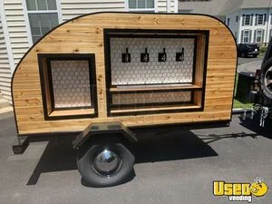 2025 Custom 4 Tap Mobile Bar Beverage - Coffee Trailer Exterior Lighting New York for Sale