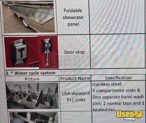 2025 Double Axies Kitchen Food Trailer Exhaust Fan Illinois for Sale