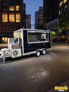 2025 Double Axies Kitchen Food Trailer Exterior Customer Counter Illinois for Sale