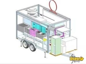 2025 Double Axies Kitchen Food Trailer Interior Lighting Illinois for Sale