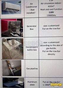 2025 Double Axies Kitchen Food Trailer Work Table Illinois for Sale