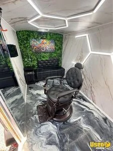 2025 Dual Axle Mobile Hair & Nail Salon Truck Surveillance Cameras California for Sale