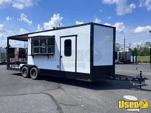 2025 Empty Food Concession Trailer New Build Food Trailer Interior Lighting Georgia for Sale
