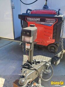 2025 Enclosed Kitchen Food Trailer Diamond Plated Aluminum Flooring California for Sale