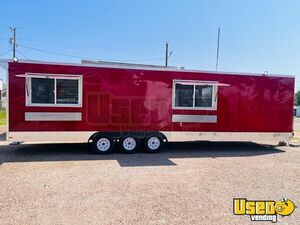 2025 Exp30x8 Kitchen Food Concession Trailer Kitchen Food Trailer Cabinets Texas for Sale