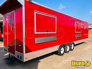 2025 Exp30x8 Kitchen Food Concession Trailer Kitchen Food Trailer Insulated Walls Texas for Sale