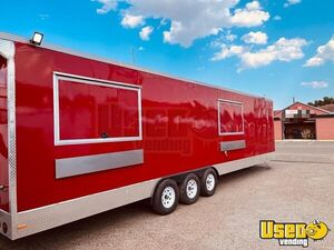 2025 Exp30x8 Kitchen Food Concession Trailer Kitchen Food Trailer Spare Tire Texas for Sale