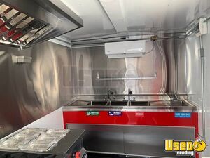 2025 Food Concession Trailer Kitchen Food Trailer Cabinets Texas for Sale