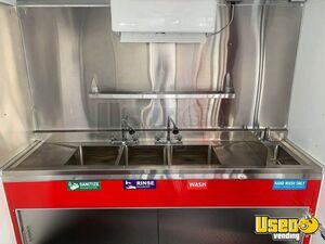 2025 Food Concession Trailer Kitchen Food Trailer Fryer Texas for Sale