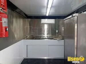 2025 Food Trailer 8.5x20 Kitchen Food Trailer Upright Freezer Texas for Sale