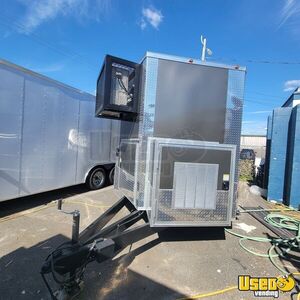 2025 Food Trailer Kitchen Food Trailer Exterior Customer Counter Florida for Sale